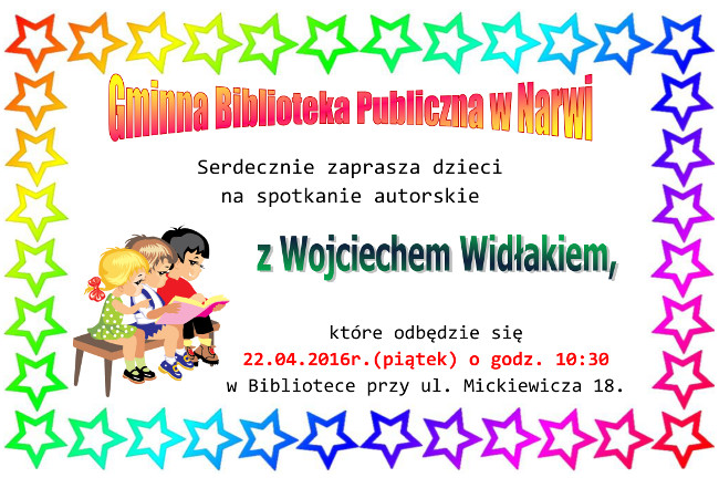 Spotkanie autorskie z Wojciechem Widłakiem